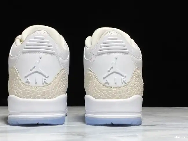 Rep TBK 3 136064-111 White Retro Triple Jordan Air 0610